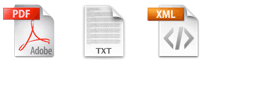 PDF, TXT, RSS or ATOM XML